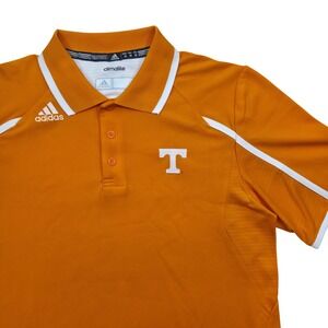 Adidas Tennessee Volunteers Coaches Climalite‎ Polo Shirt Orange Mens Medium